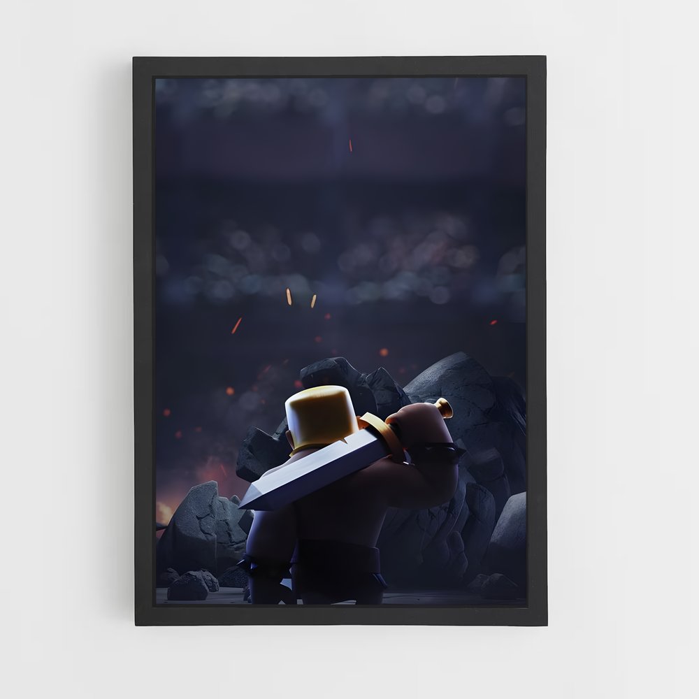 Poster Lego Clash – affiche Clash of clans (vue 2)